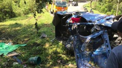 El accidente dejó cinco muertos y nueve heridos.